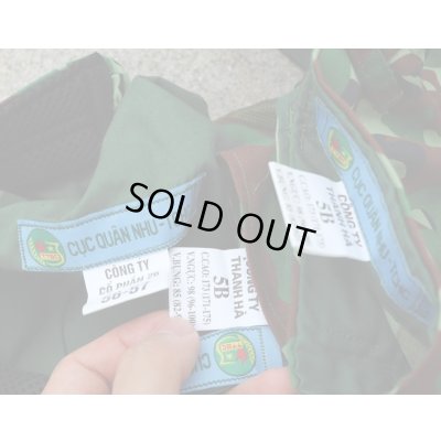 画像6: ベトナム軍 陸軍K17迷彩上下帽子セット5B新品