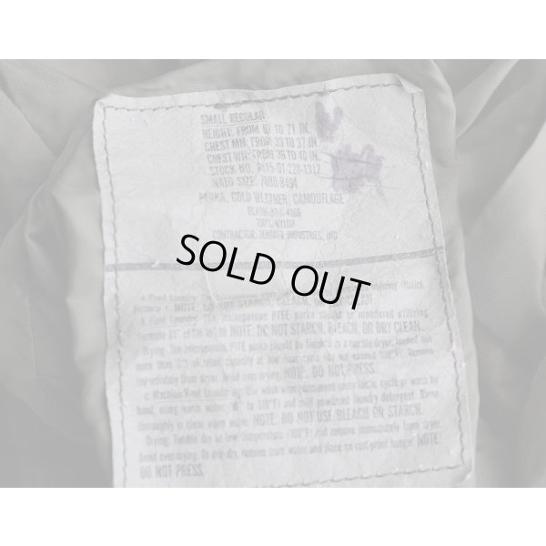 画像3: 米軍ECWCS Gen1中期型ゴアテックスパーカー ウッドランド迷彩SMALL-REGULAR