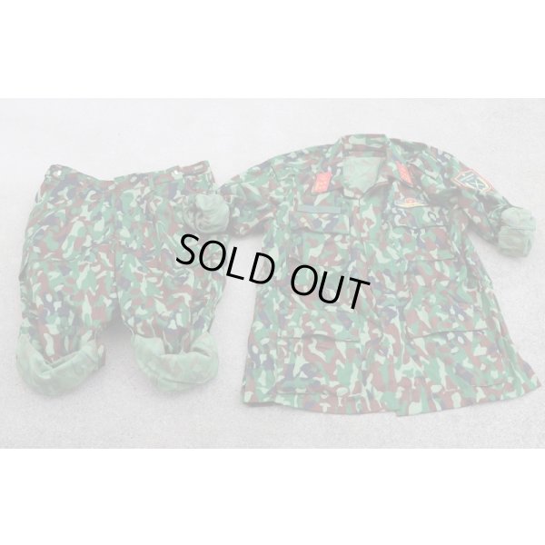 画像7: ベトナム軍 陸軍K17迷彩上下帽子セット5B新品