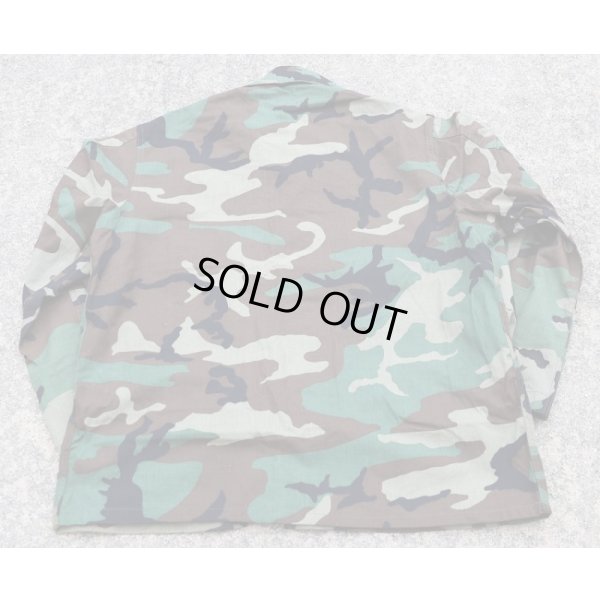 画像2: 米軍ウッドランド迷彩BDUジャケット初期型イレギュラー品LARGE-REGULAR新品