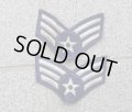  米軍 米空軍フルカラー技術軍曹 階級章カットエッジタイプ2枚セット