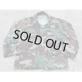 米軍ウッドランド迷彩BDUジャケット初期型イレギュラー品LARGE-REGULAR新品