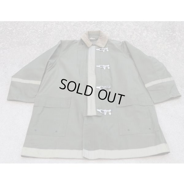 画像1: 米軍ベトナム戦争 消防隊 防火ジャケットLARGE-LONG