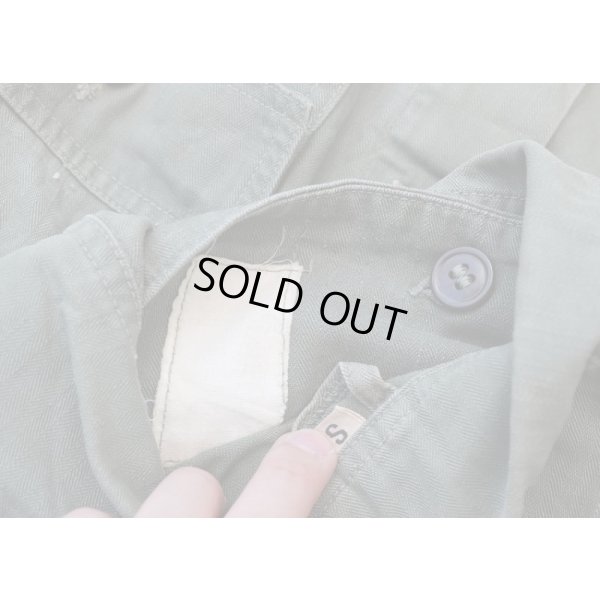 画像5: 第二次世界大戦 米軍M43 HBTカバーオールSMALL