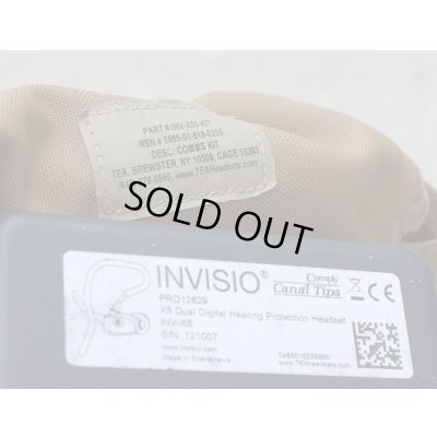 画像7: 米軍INVISO/TEA X50 PTT・X5ヘッドセット