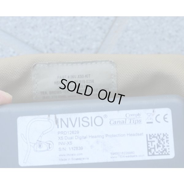 画像6: 米軍INVISO/TEA X50 PTT・X5ヘッドセット
