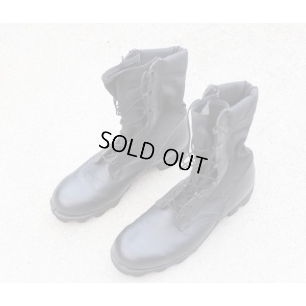 画像1: 米軍ウェルコ ジャングルブーツ黒10R(約28cm)