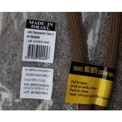画像3: 米軍プロパー・ソース ハイドレーションブラダー用交換チューブ・バルブセット コヨーテ新品