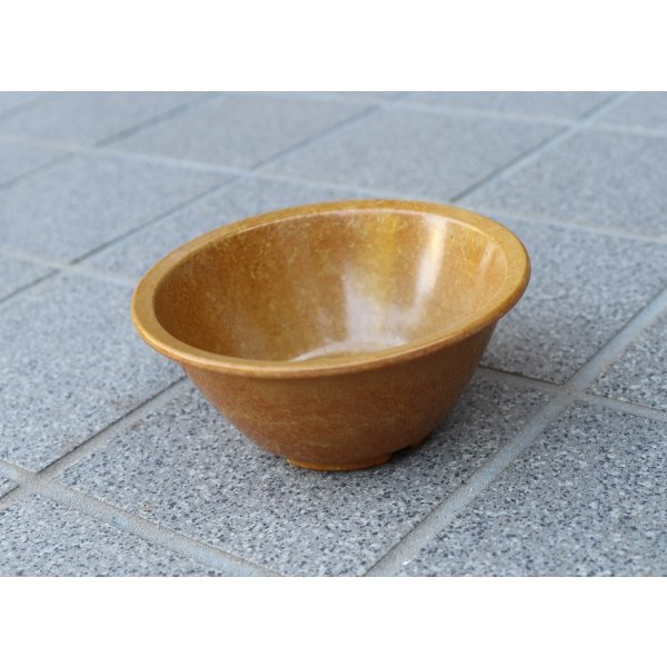 画像1: 米軍メラニン樹脂製皿ブラウン