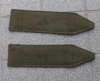 第二次世界大戦〜ベトナム戦争 米軍サスペンダー・ショルダーストラップ用ショルダーパッド2枚セット新品
