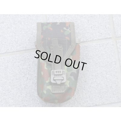 画像1: メーカー不明スモークグレネードポーチ ドイツ連邦軍(ドイツ軍)フレクター迷彩 新品
