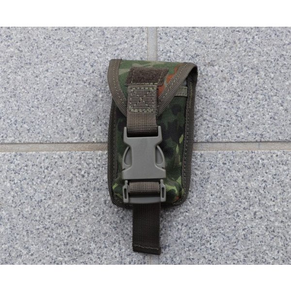 画像1: メーカー不明フラッシュバンポーチ?止血帯ポーチ?ドイツ連邦軍(ドイツ軍)フレクター迷彩 新品