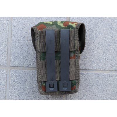 画像2: メーカー不明G3マガジンポーチ ドイツ連邦軍(ドイツ軍)フレクター迷彩 新品