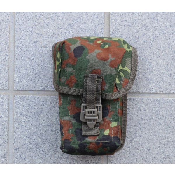 画像1: メーカー不明G3マガジンポーチ ドイツ連邦軍(ドイツ軍)フレクター迷彩 新品