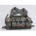 メーカー不明TACGEARスタンダードチェストリグ型チェストリグ ドイツ連邦軍(ドイツ軍)フレクター迷彩 新品