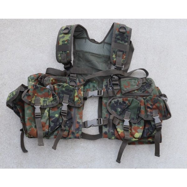 画像1: メーカー不明チェストリグ ドイツ連邦軍(ドイツ軍)フレクター迷彩 新品