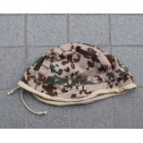 メーカー不明 ヘルメットカバー ドイツ連邦軍ヴィステン迷彩(デザートフレクター迷彩)新品