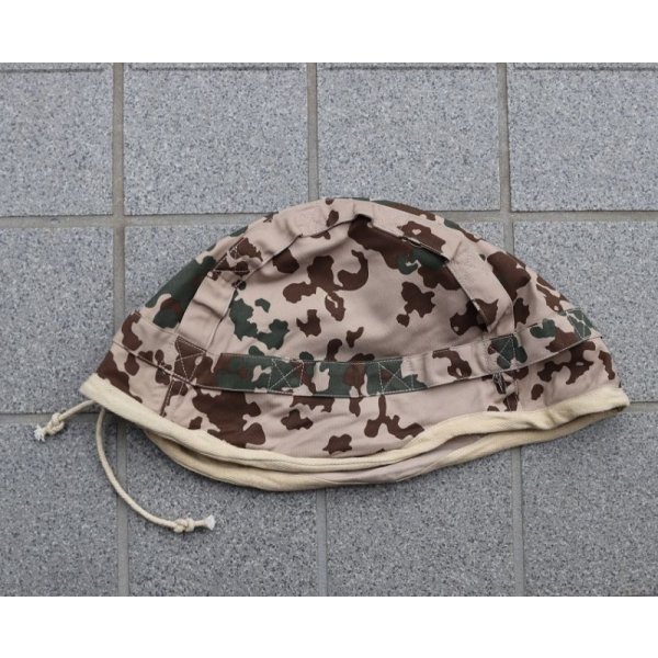 画像1: メーカー不明 ヘルメットカバー ドイツ連邦軍ヴィステン迷彩(デザートフレクター迷彩)新品