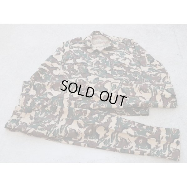 画像1: 南アフリカ製 迷彩服上下セットX-LARGE新品