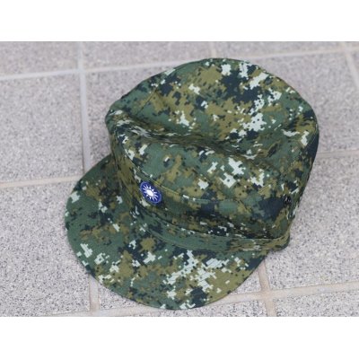 画像1: 中華民国軍(台湾軍)デジタル迷彩キャップ帽章付き新品