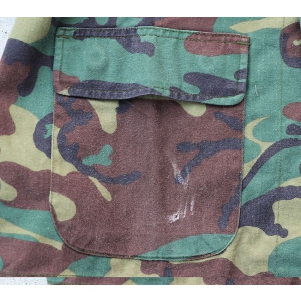 画像5: シンガポール軍リーフ迷彩ジャケットMEDIUM士官候補生フルパッチ品