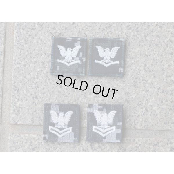 画像1: 米軍 米海軍NWU用階級章2枚セット各種