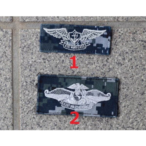 画像1: 米軍 米海軍NWU用スキルパッチ各種
