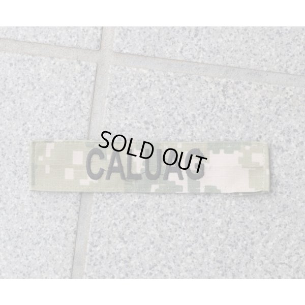 画像1: 米軍 米海軍NWU TYPE3ネームテープ