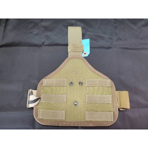 画像1: イーグル サファリランド製カイデックスホルスター用レッグプラットホーム カーキ新品