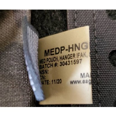 画像7: イーグル ドロップダウンメディカルポーチMULTICAM BLACK迷彩 新品
