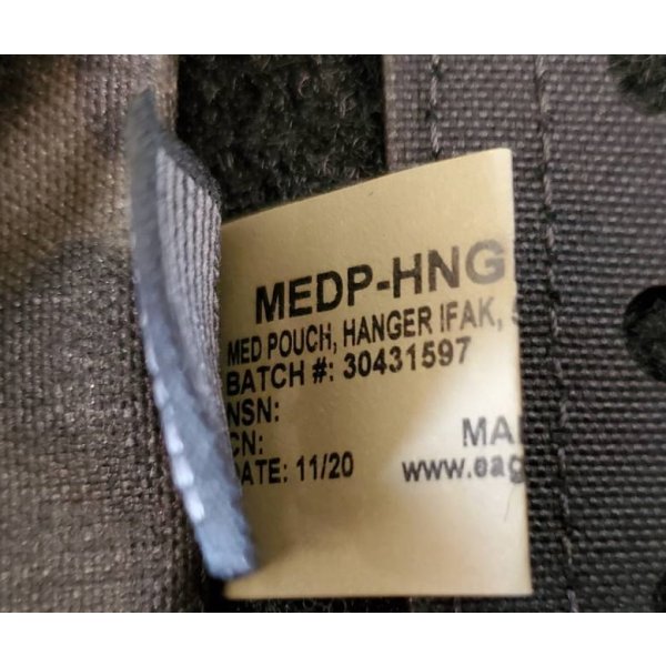 画像7: イーグル ドロップダウンメディカルポーチMULTICAM BLACK迷彩 新品