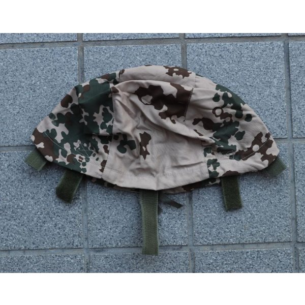 画像3: メーカー不明 プロテックハーフカット用ヘルメットカバー ドイツ連邦軍ヴィステン迷彩(デザートフレクター迷彩)新品