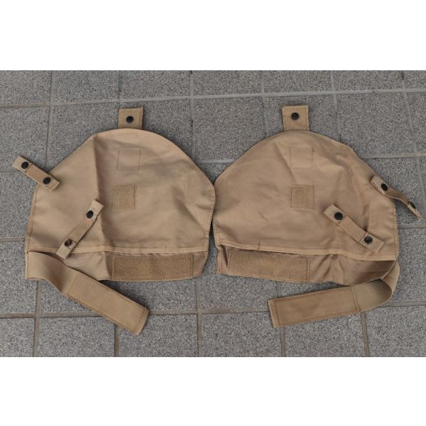 画像1: 英軍放出SOLO製アサルトオスプレイ ボディアーマー用ショルダーアーマー タン
