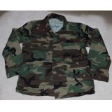  米軍ウッドランド迷彩BDUジャケット初期型 新品