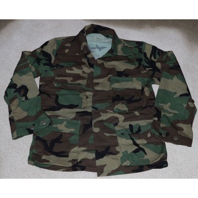 画像1:  米軍ウッドランド迷彩BDUジャケット初期型 新品