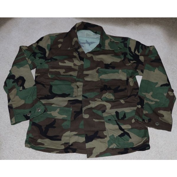 画像1:  米軍ウッドランド迷彩BDUジャケット初期型 新品