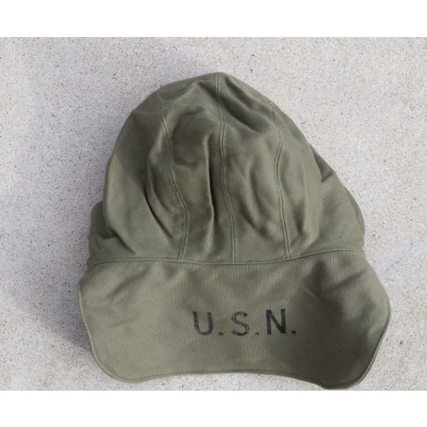 画像3: 1940〜1950年代 米軍 米海軍N-1デッキキャップ後期型7 1/4新品