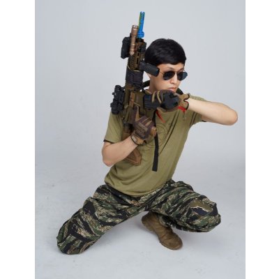 画像7: LMGタクティカルパンツ タイガーストライプ迷彩LARGE新品