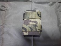 LMG SMSシングルオープントップマガジンポーチ テグリス使用型MULTICAM BLACK迷彩 新品