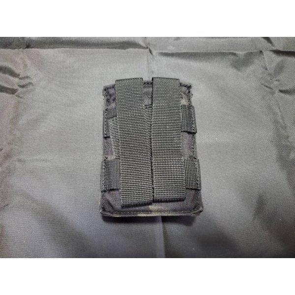 画像2: LMG SMSシングルオープントップマガジンポーチ テグリス使用型MULTICAM BLACK迷彩 新品