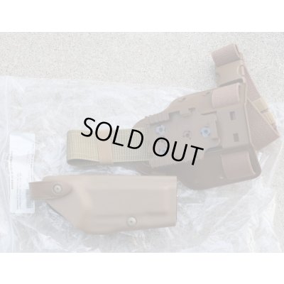 画像3: 米軍 米海兵隊MIAKサファリランド6004レッグホルスターCB(コヨーテブラウン)コルトM45A1用 新品