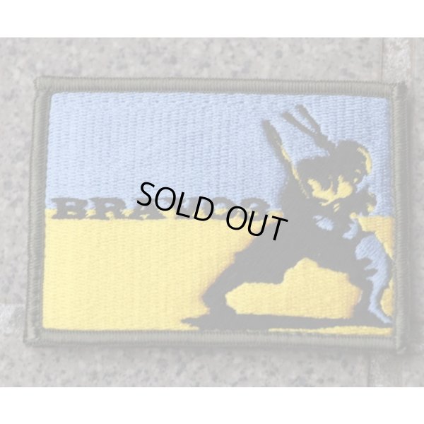 画像1: ウクライナ軍日本人義勇兵使用タイプ◆忍者部隊用ウクライナ国旗フラッグパッチ フルカラー品 新品