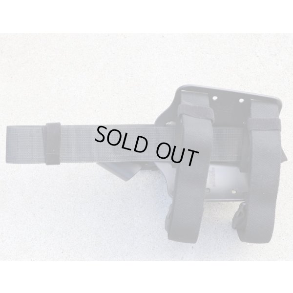 画像2:  米法執行機関放出サファリランド6004レッグホルスター黒グロック19・グロック23用