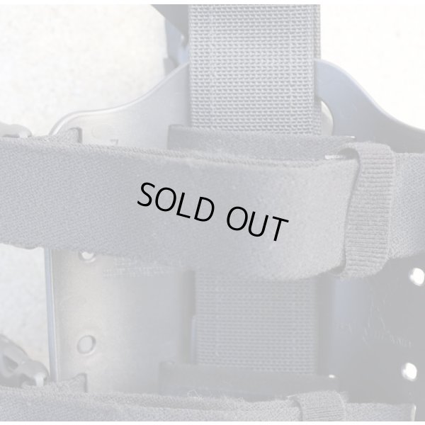 画像4:  米法執行機関放出サファリランド6004レッグホルスター黒グロック19・グロック23用