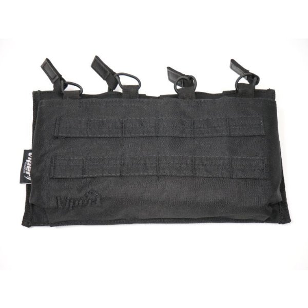 画像1: バイパー クアッドマガジンポーチ黒 新品
