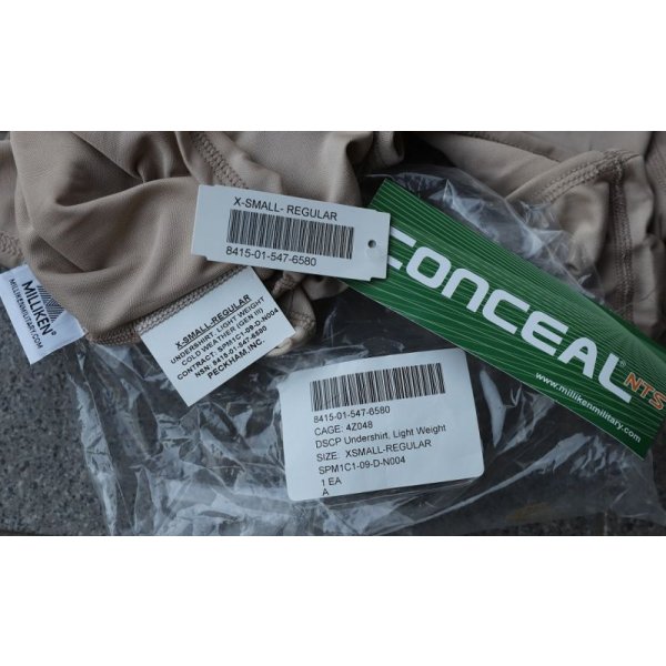 画像3: 米軍ECWCS Gen3 LV1アンダーシャツX-SMALL-REGULAR新品