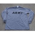 米軍 米陸軍IPFU長袖仕様Tシャツ新品