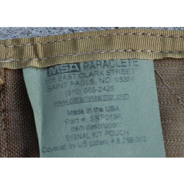 画像3: 米軍放出MSAパラクレイト シグナルキットポーチCB(コヨーテブラウン)新品