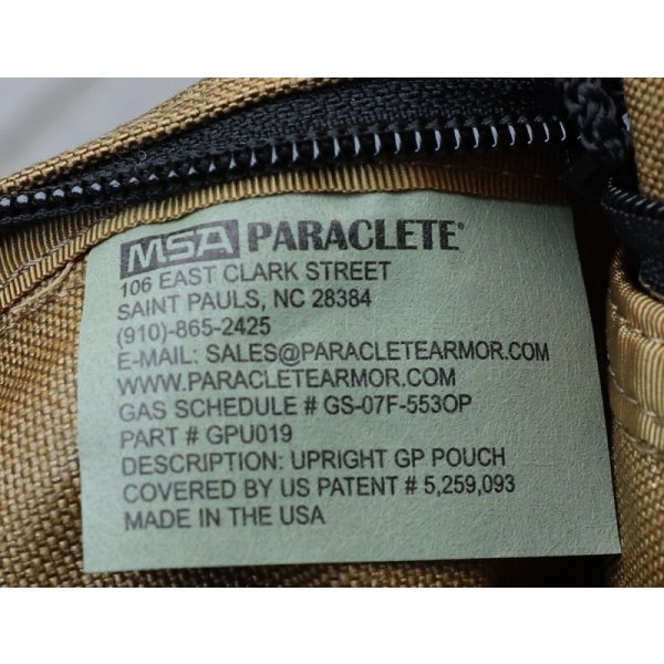 画像3: 米軍放出MSAパラクレイト アップライトGPポーチCB(コヨーテブラウン)新品