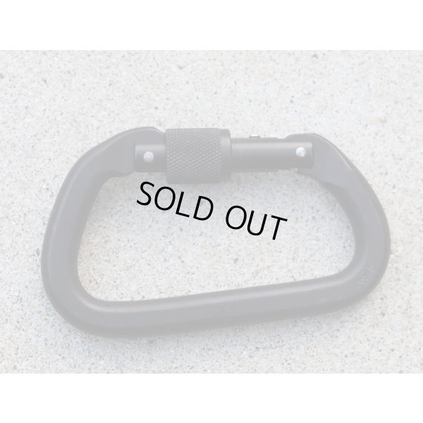 画像1: 米軍放出SMCロック付きカラビナ黒 新品